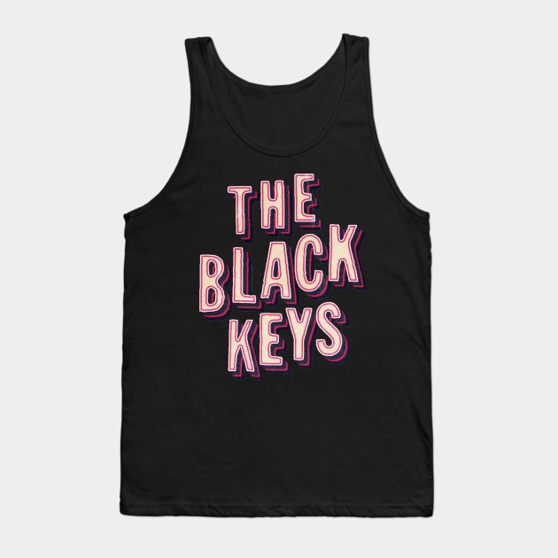 The black keys - retro pink Tank Top by V x Y Creative